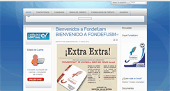 Desktop Screenshot of fondefusm.com